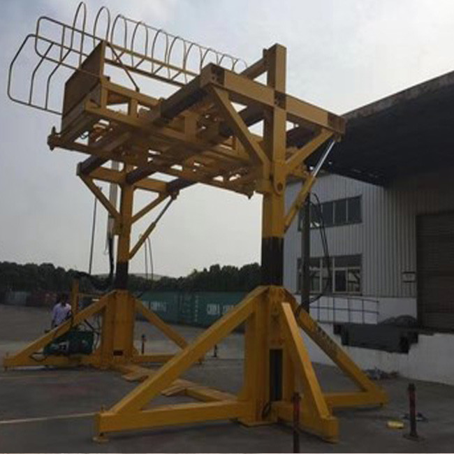 China Strength Carbon Steel Container Flipper with Dual Lane Action Remote Control wholesale