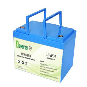 Rechargeable Deep Cycle Lithium Ion Battery Packs 60AH 12 Volt With Bluetooth