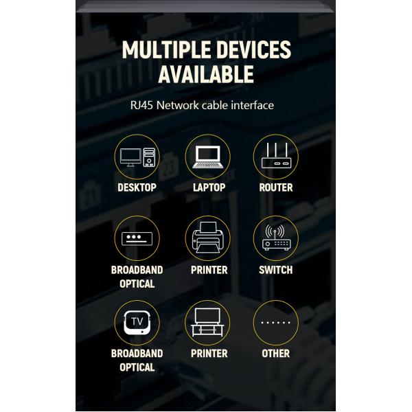Cat6 Utp CCA Ethernet Network Patch Cable 0.5m-30m
