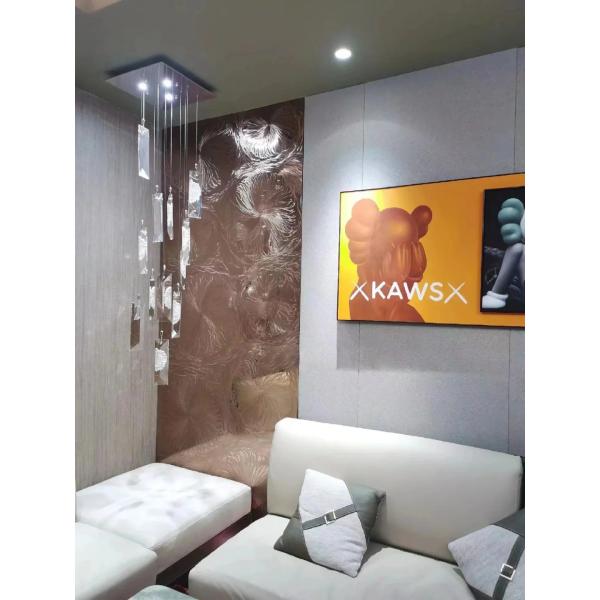 SS 201 304 316 Grade Sheet 3D Laser Texture Color Stainless Steel Sheet Polished Pattern Metal Sheet