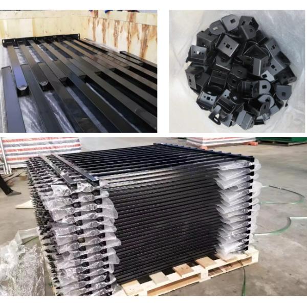 European Style 1.8M Tubular Steel Fence Security Metal Palisade Fence Panels