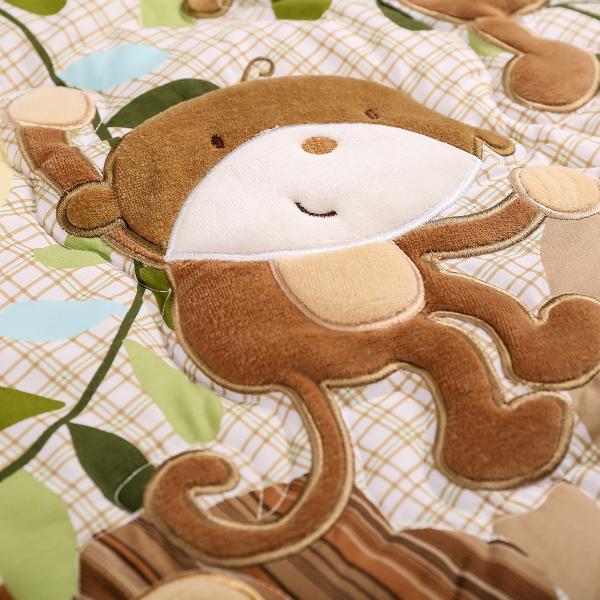 Soft Breathable Comforters Embroidery Baby Duvet Bedding Sets for Girl Collection