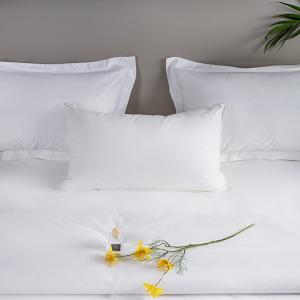China Soft Hotel Goose Down Pillows , Hotel Luxury Collection Pillows Feather Anti - Snore wholesale