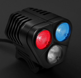 Rechargeable Police Electric Bicycle Light 600 Lumen Aluminum Material