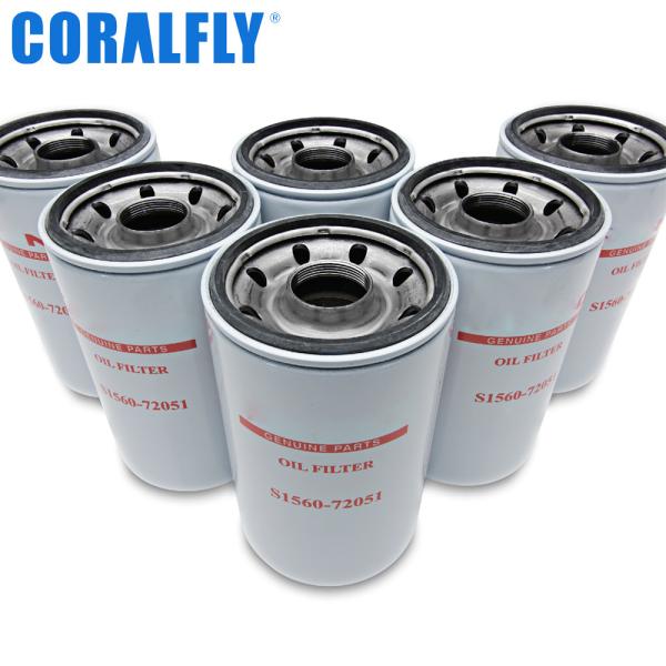 Coralfly OEM ODM Diesel Truck HINO Oil Filter S1560-72051