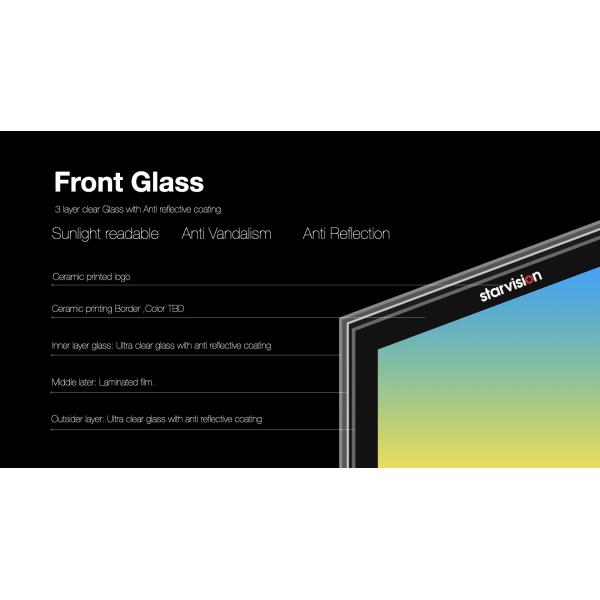 Anti Vandal 75 Inch Outdoor Totem Kiosk 2500nits Double Sided Digital Signage