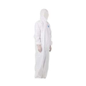 China White Blue Surgical Disposable Gown Lightweight Chemical Protective Coveralls wholesale