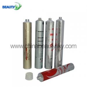 Cosmetic Packaging Tubes Collapsible Aluminum Tubes for Hair Color Cream tubes 30~120ml  Silver color coating
