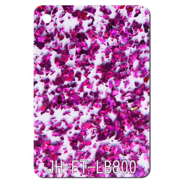 Transparent Chunky Glitter Acrylic Sheets Plexiglass Plastic Sheet Two Sides