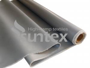 China Heat Resistant Rubber Woven Roving Glass Fiber Fabric Silicone Coated Fiberglass wholesale