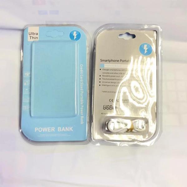 ABS 5V1A 2500mah 4000mah Credit Card Power Bank