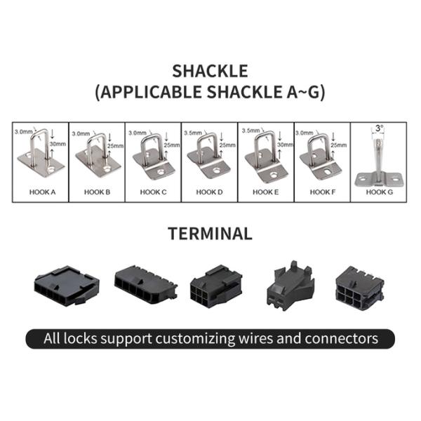 Kerong Intelligent SUS 430 Electromagnetic Lock For Central Control Lockers