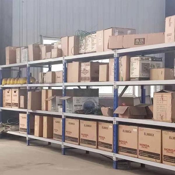 Rust Free Industrial Warehouse Racking Rivetier Boltless Shelving Powder Coating