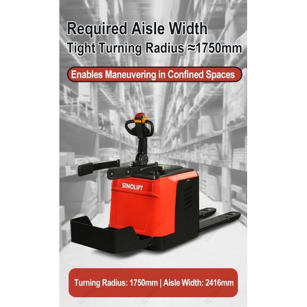 CBD20P CBD25P CBD30P Stand-on Electric Pallet Truck with Lithium-Ion Battery