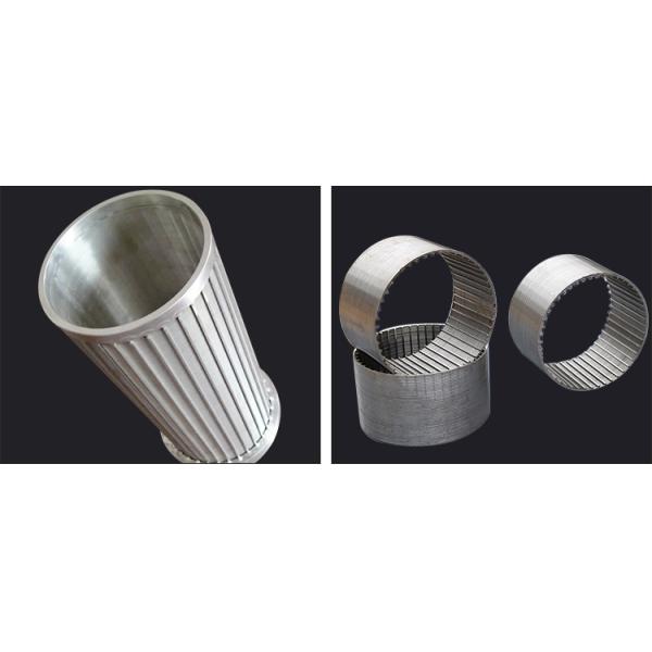 SS201 SS304 Continuous Slot Johnson Water Well Screens Non Clogging