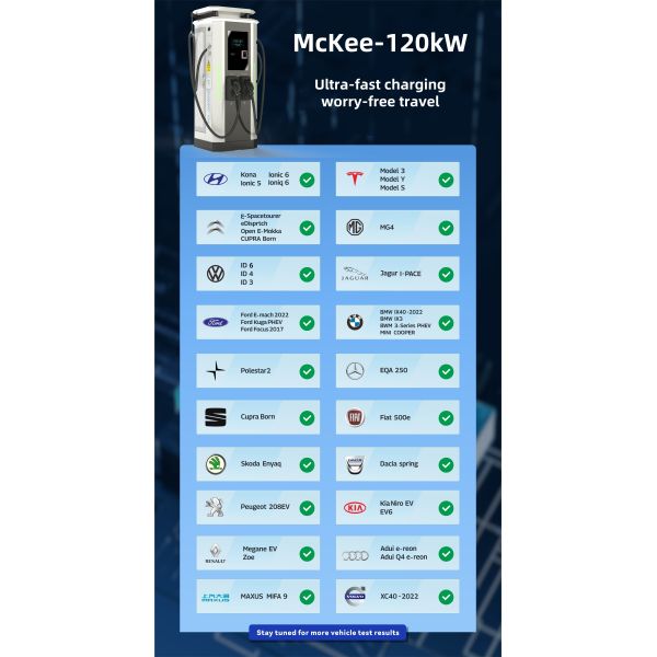 Integrated Dual-Gun DC EV Fast Charger with AC380V Input OCPP1.6J and 10.1-inch Touch Screen