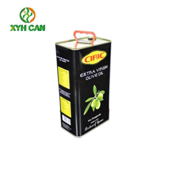 Tin Cans for 12oz Olive Oil Empty Tall Olive Oil Tin Cans Eco-Friendly Metal Storage Tins