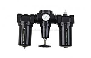 China Air Source Treatment Unit Filter and Regulator and Lubricator Large Aperture Filter Fineness 20 Micron on sale