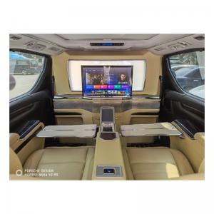 China HWHongRV  minibus vip car divider  and hidden bar seat for luxury minibus coach car on sale