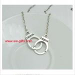New Fashion Jewelry Handcuffs Choker Pendant Necklace Girl lover Valentine's Day