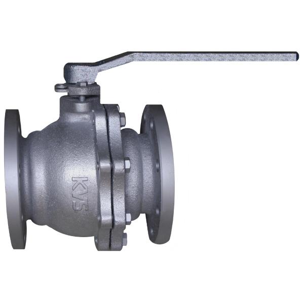 Ductile Iron PN16 End Flange Floating Ball Valve Cast GG25 GGG40 600LB