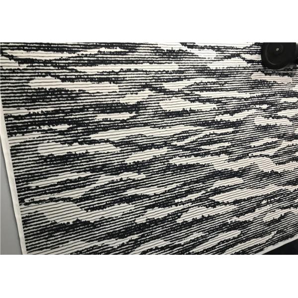 Wet Print Polyester Screen Fabric , Solid Dyed Custom Printed Polyester Fabric