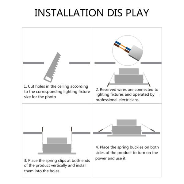 Anti Dazzle Round Recessed Downlight Ip44 6000K Embedded Ceiling Light