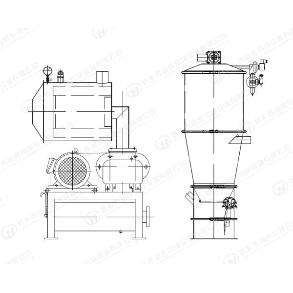 Industrial Hopper Hopper Feeder Vacuum Transfer Powder YIHU Band