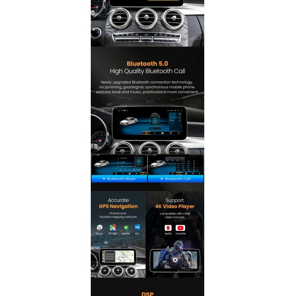 For Mercedes Benz E Class W212 S212 2009-2016 1920*720 Android 11.0 Car Radio GPS Multimedia Navigation No DVD Player