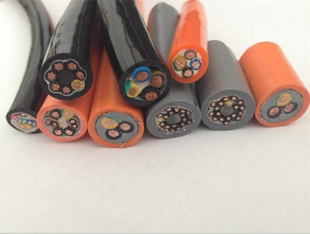 China Special Cable for Drag Chains TRVV for machine or equipments bending frequently in grey/black/orange Color wholesale