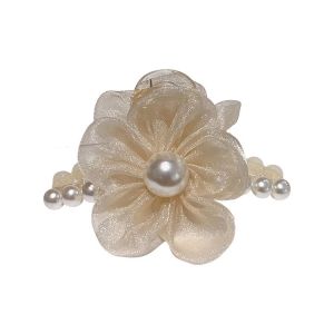 China Pure and Fresh Pearl Flower Hair Claw Clip wholesale