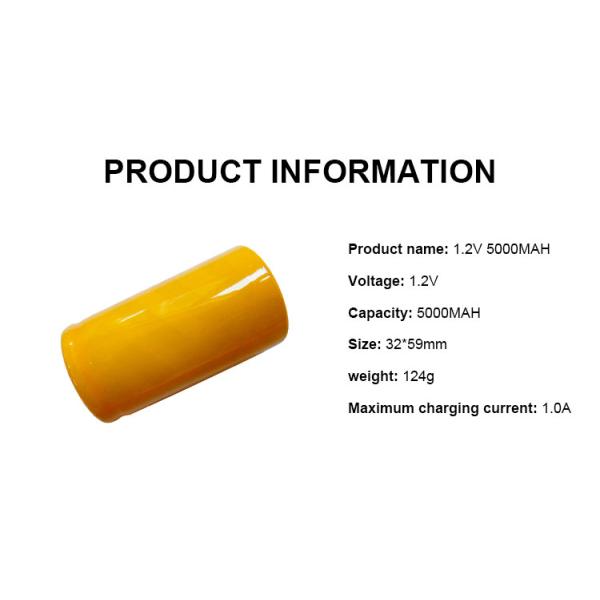 1.2v 5000mah Nickel Cadmium Battery Rechargeable NI-CD Battery