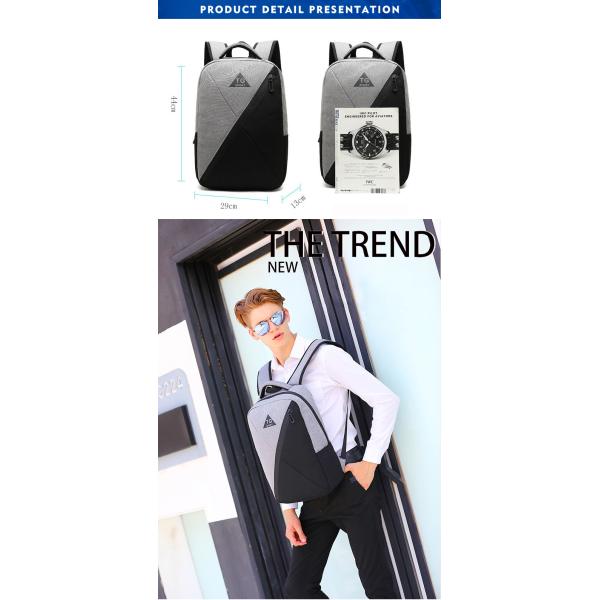 Zipper Closure 16.5 Litre Waterproof Backpack With USB Charger