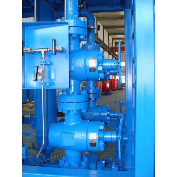 10000 Psi Surface Test Tree Dual Port Sand Filter Skid Mounted API 6A Standard