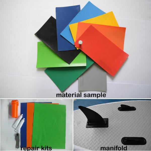 Durable PVC Tarpaulin Surfboard / Inflatable SUP Board For Water Sports