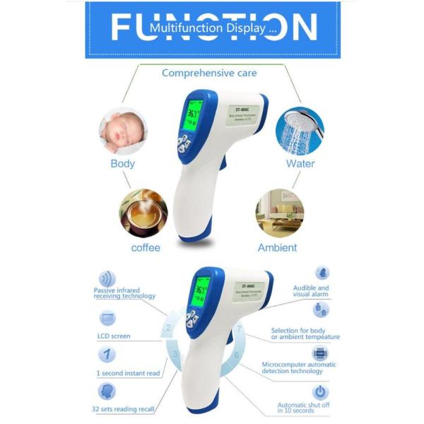 Infrared Non Contact Medical Thermometer , Digital Infrared Thermometer Baby