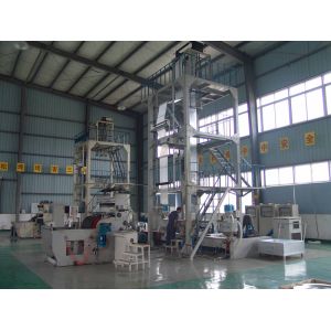 Horizontal Multilayer Blown Film Extrusion Machine With IBC Inner