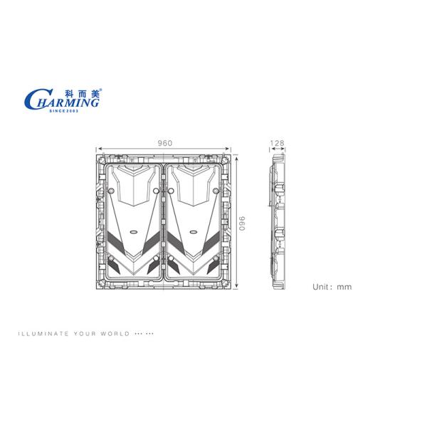 ROHS P5 4K Fixed Outdoor LED Video Wall Display Screen For Advertising