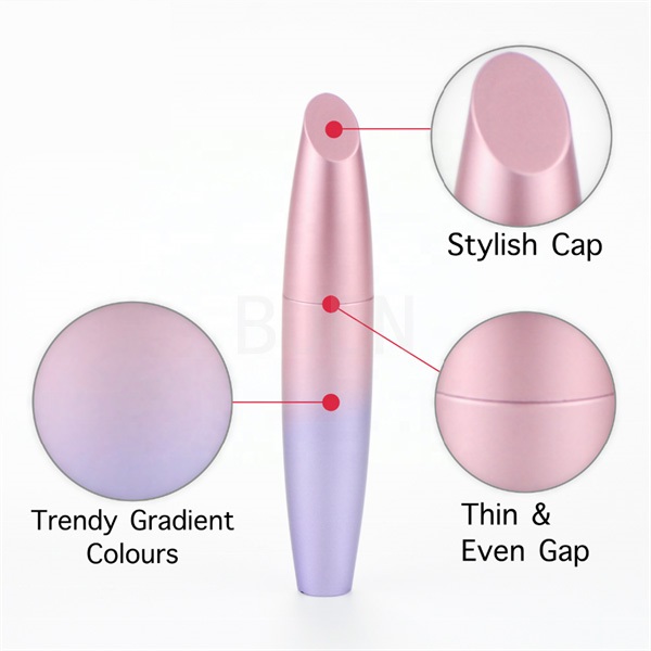 Customize Plastic Mascara Tube Cosmetic Packaging Gradient Coating