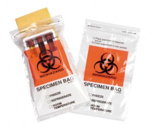 China OEM ODM 10x12inch LDPE Medical Specimen Bags Biohazard Packaging on sale