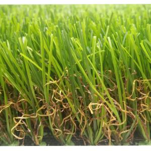 China 25mm PE PP Landscaping Artificial Turf Lawn For Grass Front Garden on sale