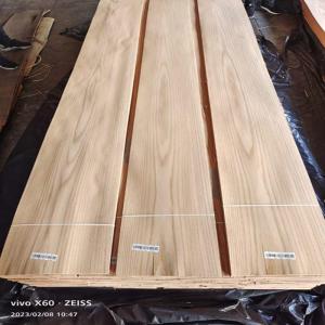 China American Red Oak Natural Veneer Sheets Plain/Crown Cut For Plywood on sale