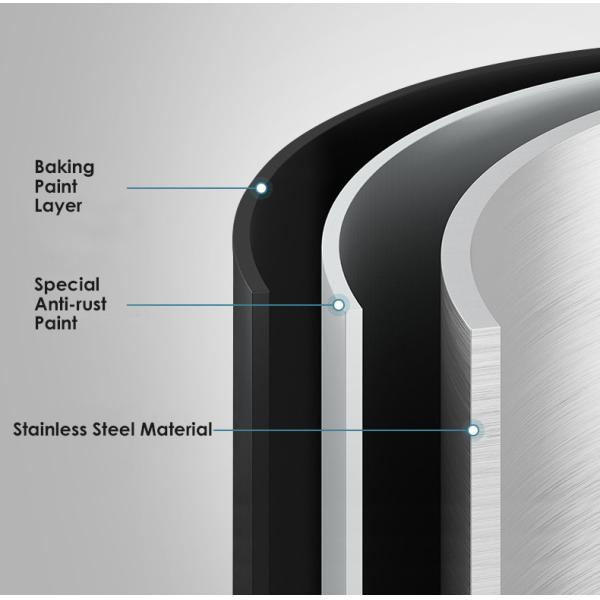 4 Layers Freestanding Kitchen Rack Stainless Steel Waterproof Easy Assembly