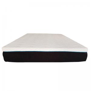 China 8 Memory Foam 2 Layer Gel Mattress Topper With Removable Cover on sale