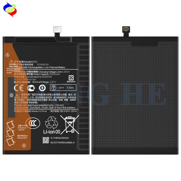 6000mAh Lithium-ion Polymer Battery BN62 for MI POCO M3 Redmi NOTE9 4G Original Replacement