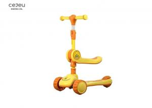 China Pu Flash 3 Wheel Children'S Scooter Adjustable Height on sale