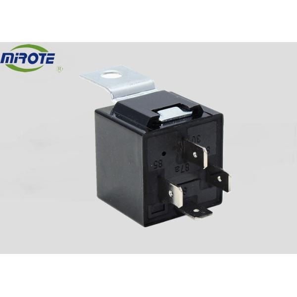 4 Terminal 40 Amp 12v Car Relay Replacement With Metal Sheet , 12 Volt 4 Pin Mini Relay