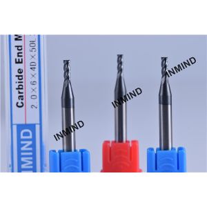 Buy cheap 2*6*4D*50L*4F , AlTiN Coating , Square End Mill , 4 Flute , Milling Cutter , from wholesalers