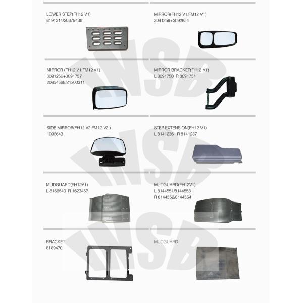 20467351 Mudguard Extension Bracket Fasteners for Truck Parts European Truck Body Parts