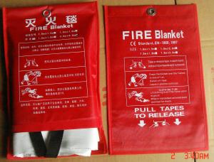 China 2m*2m  Glassfiber  Fire Blanket Fire fighting blanket wholesale
